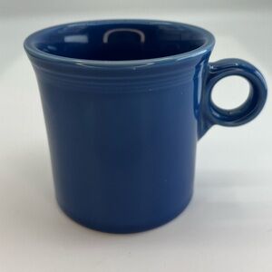 Homer Laughlin Fiesta Ware Ring Handled Cobalt Blue Coffee Cup Mug USA